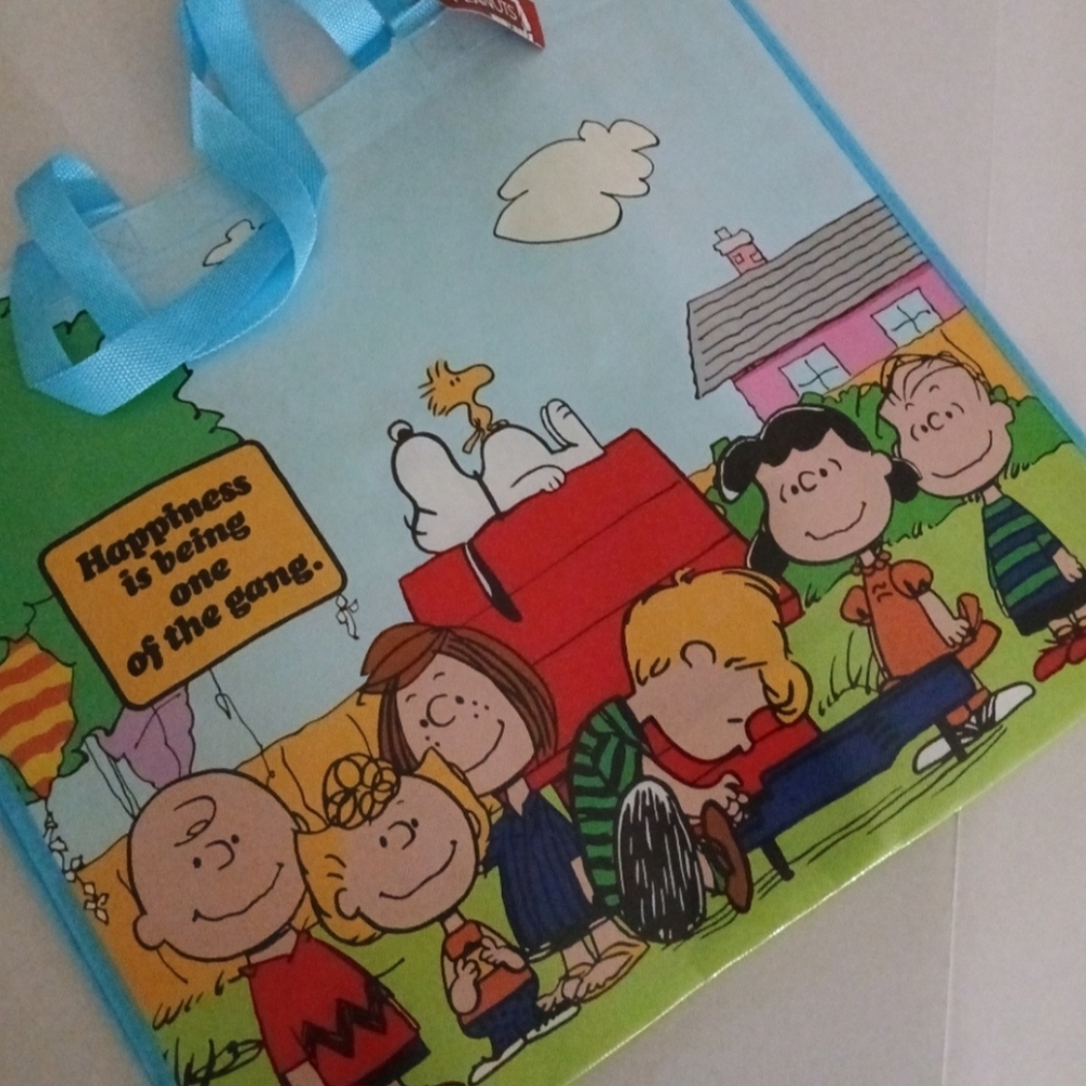 (New) Peanuts Reusable Tote Bag (XL) - Picture 2 of 2